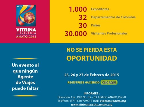 Vitrina Turística ANATO 2015